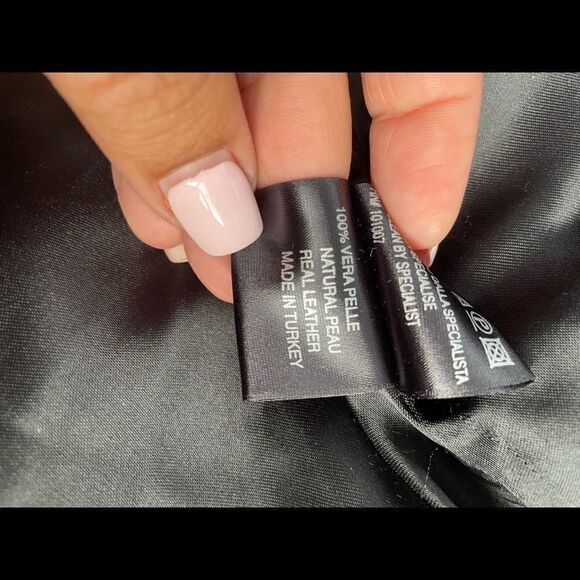 Pasha Veneto Ruffle and fringe genuine leather jacket - Picture 11 of 14